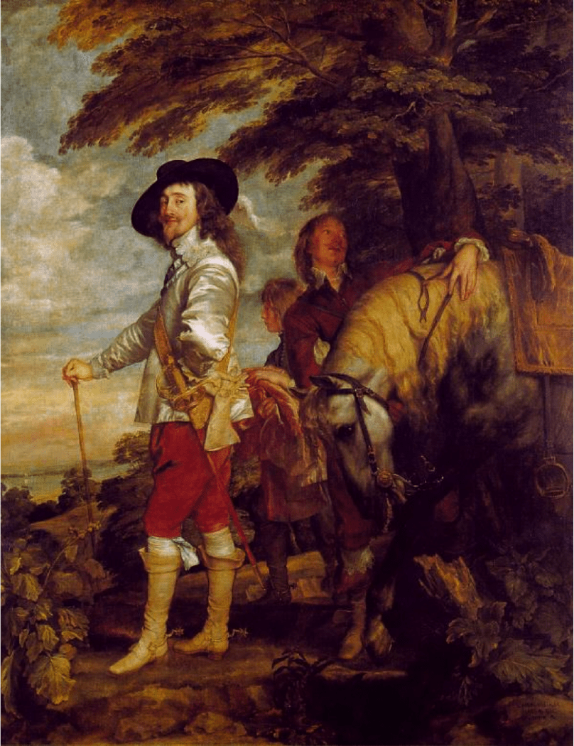 Charles I at the hunt