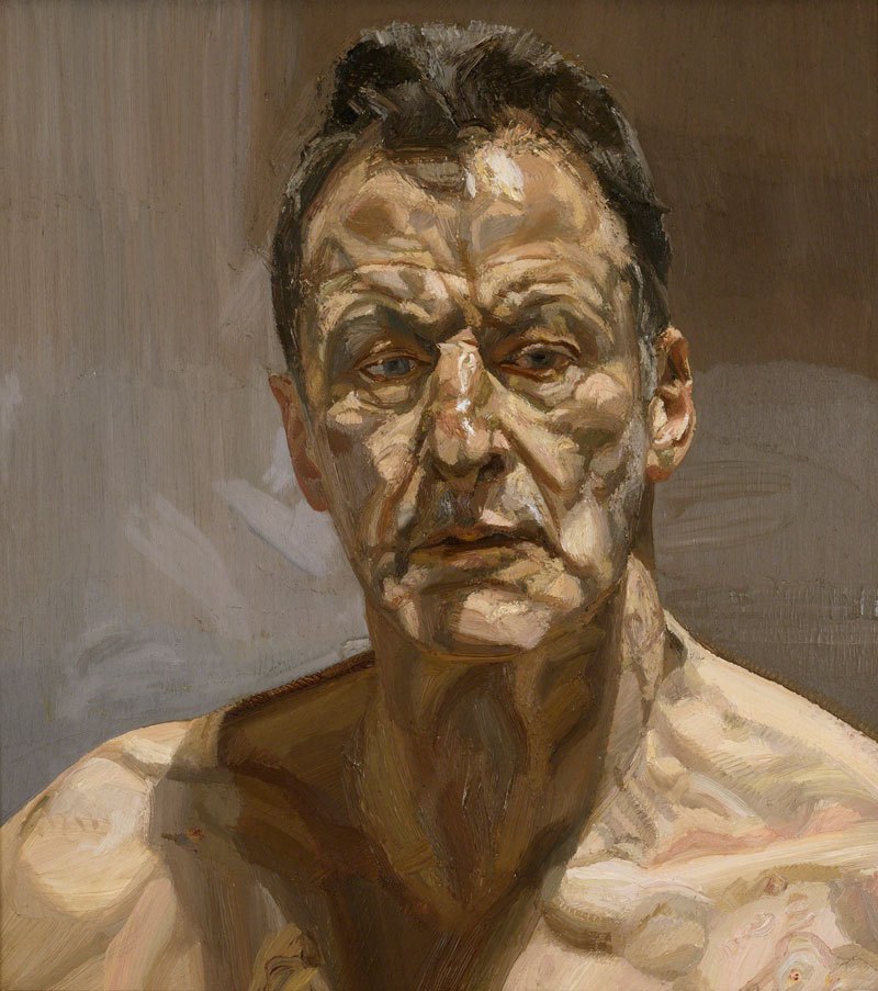 Reflection Self-Portrait Lucian Freud 1985