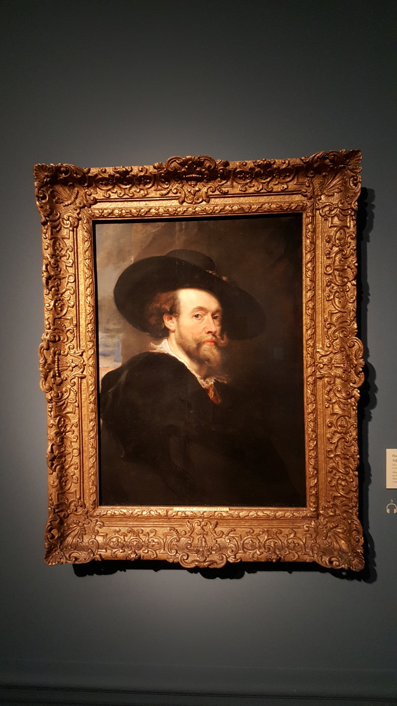 Sir Peter Paul Rubens Self-Portrait Oil on Canvas