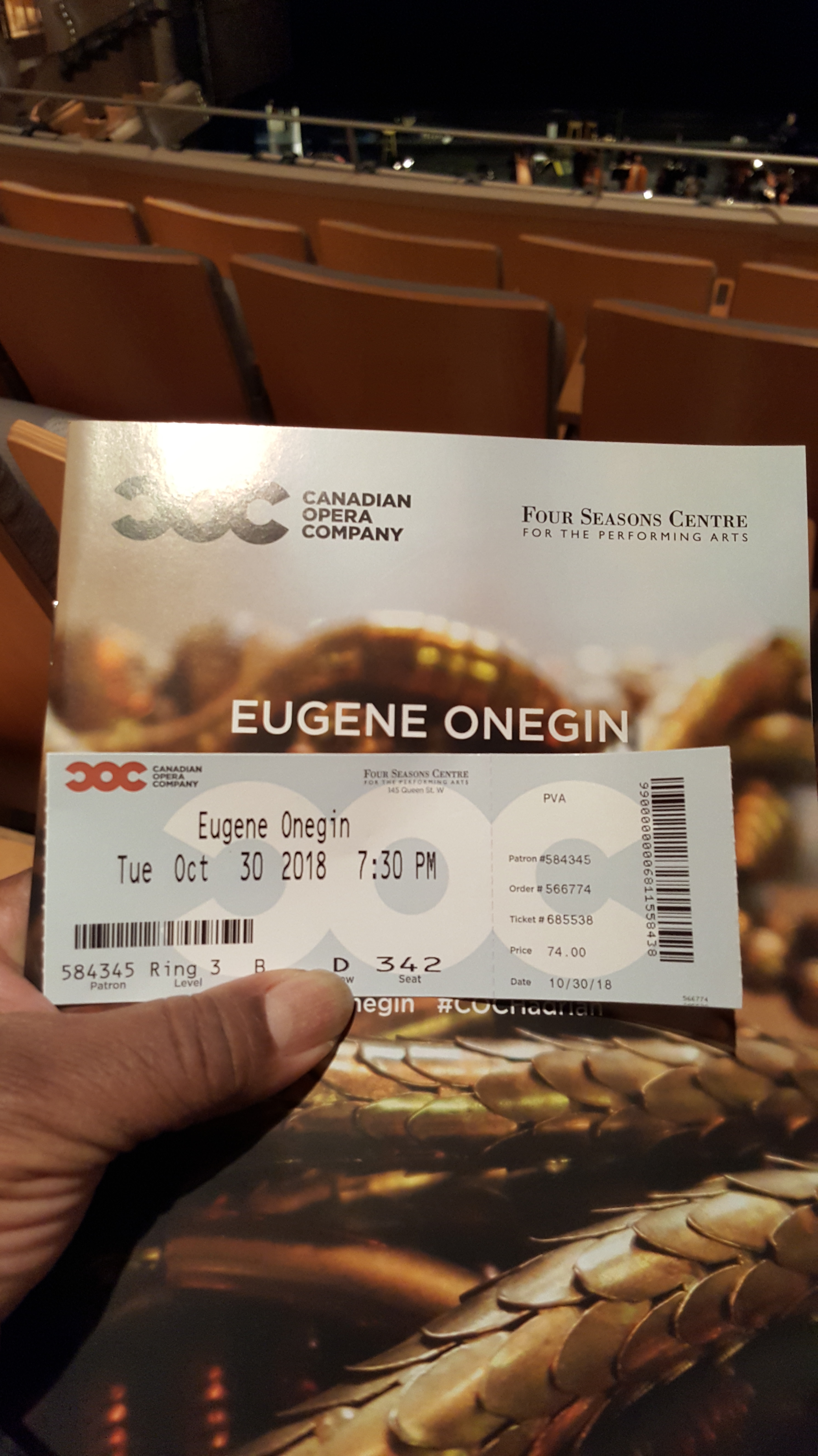 Ticket Onegin