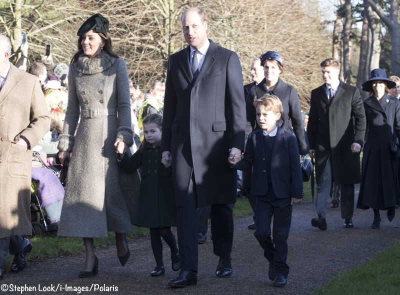 Royals at Christmas Day Church Service